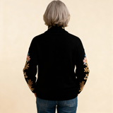 AVA | VINTAGE BLUMEN STRICKPULLOVER