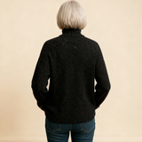 ELLA | GLITZERNDER WEIHNACHTSBAUM STRICK-ROLLKRAGEN-PULLOVER